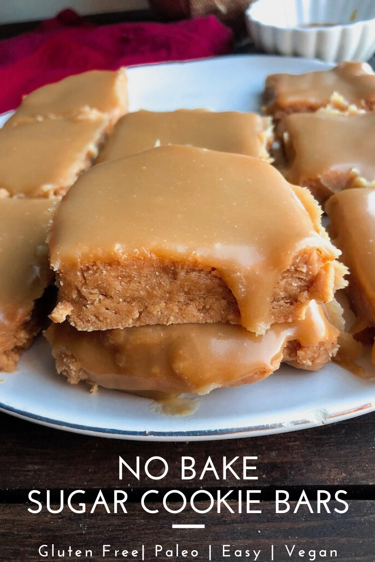 No Bake Sugar Cookie Bars