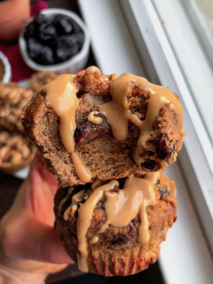 cinnamon prune muffins