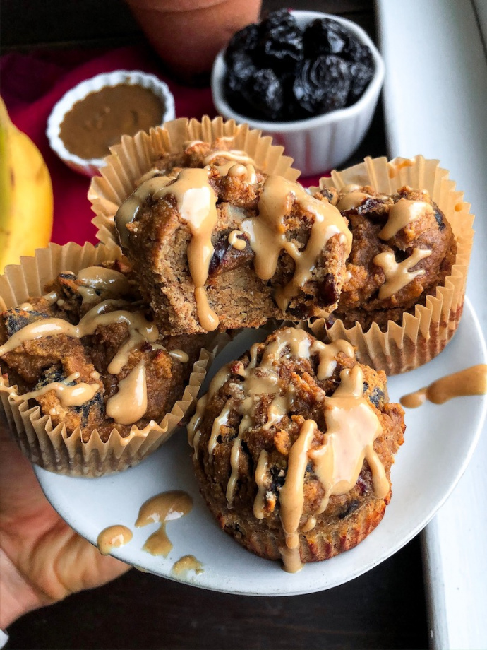 cinnamon prune muffins