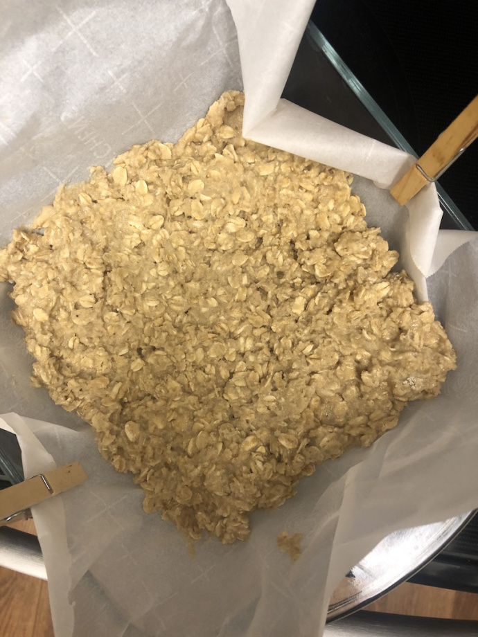 oatmeal crumble crust