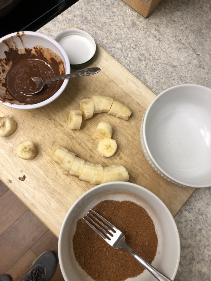 banana churro bite ingredients
