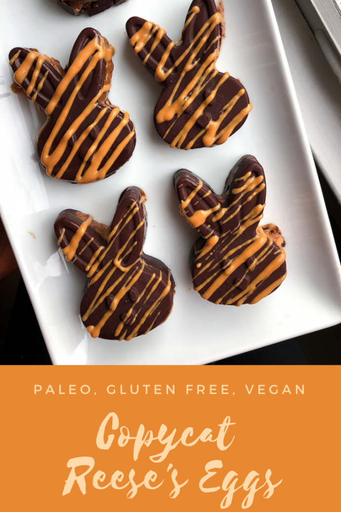 4 Ingredient Reese's Copycat (vegan, paleo, gluten free)