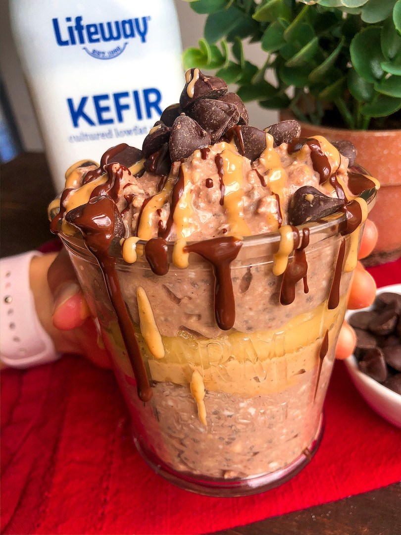 PB Cup Overnight Oats