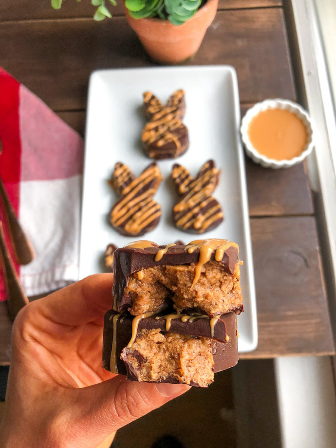 4 Ingredient Reese's Copycat (vegan, paleo, gluten free)