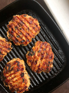 Healthy Chicken Burgers {Simple, Gluten Free}