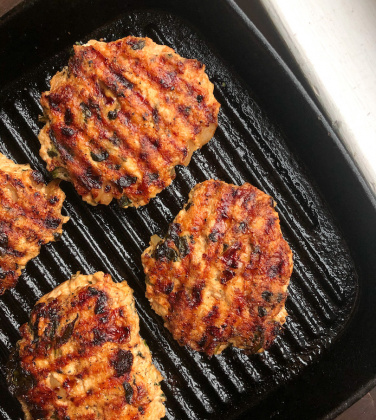 Healthy Chicken Burgers {Simple, Gluten Free}