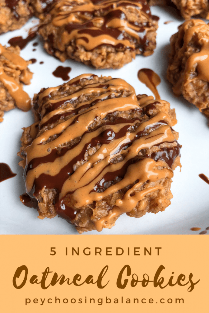 5 Ingredient Oatmeal Cookies