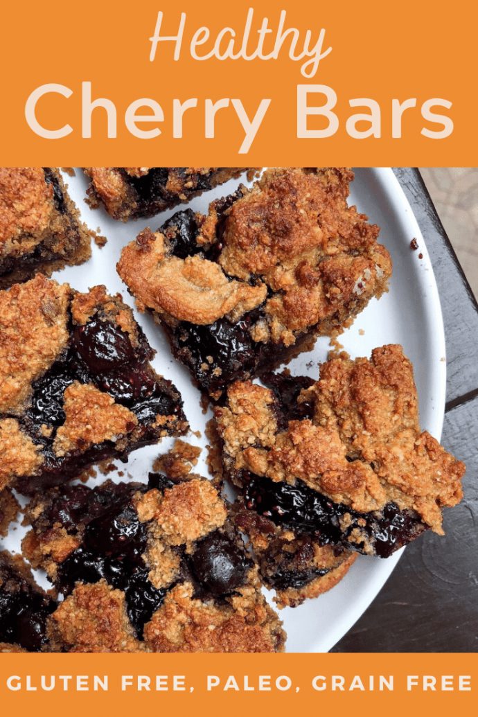 Cherry Bars (Paleo, GF, Grain Free