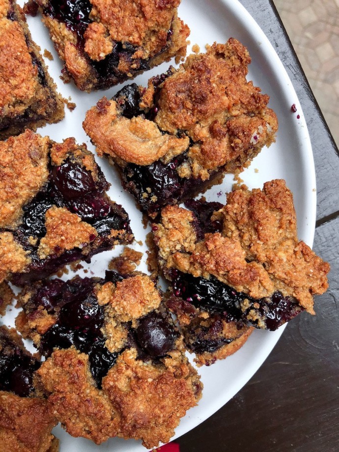 Cherry Bars (Paleo, GF, Grain Free