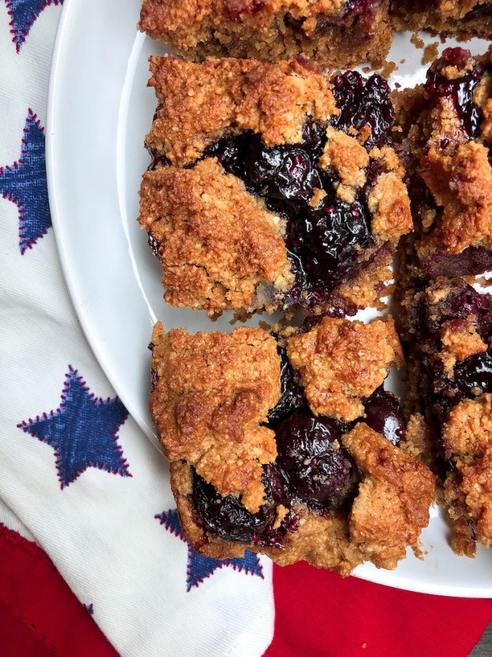 Cherry Bars (Paleo, GF, Grain Free