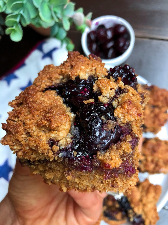 Cherry Bars (Paleo, GF, Grain Free