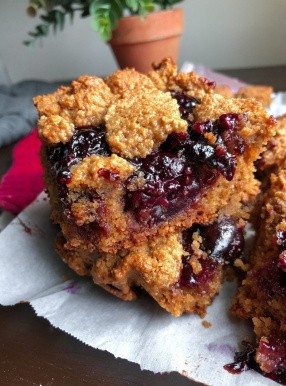 Cherry Bars (Paleo, GF, Grain Free