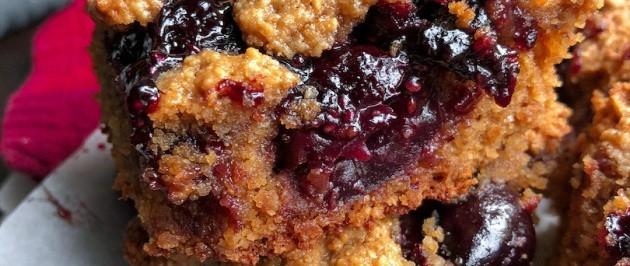 Cherry Bars (Paleo, GF, Grain Free