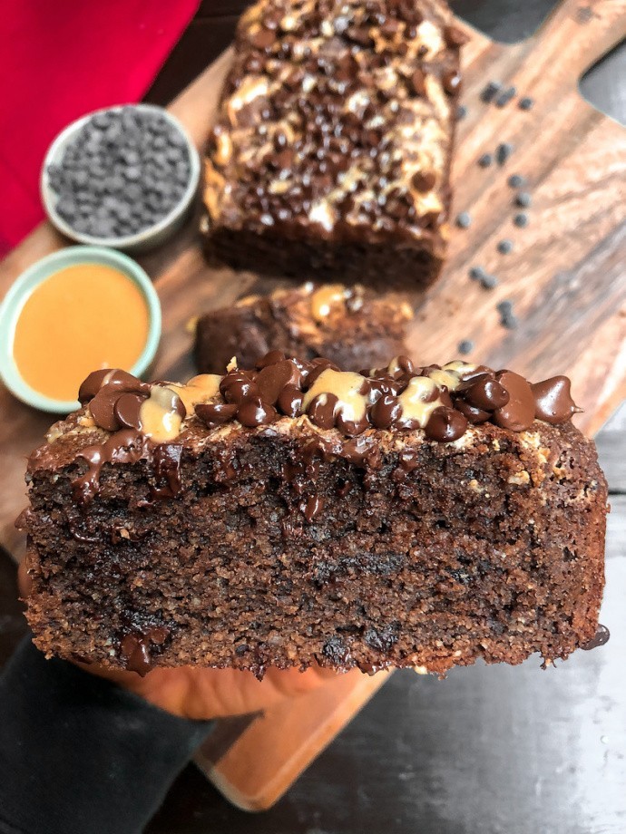 Peanut Butter Chocolate Bread (Gluten Free)