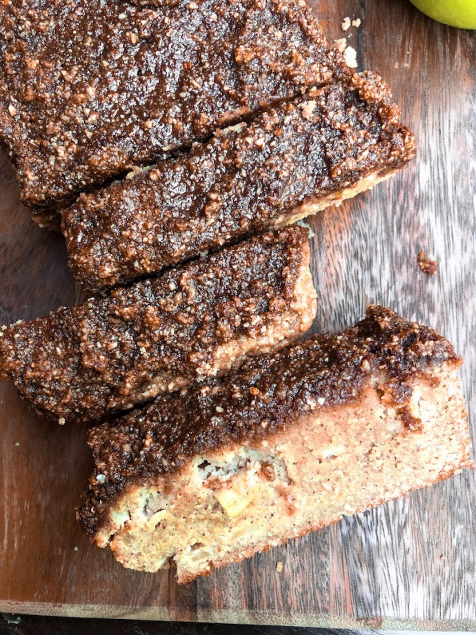 Apple Streusel Bread (Paleo, Gluten Free)