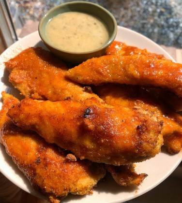 Honey Sriracha Chicken Tenders (gluten free, healthy)