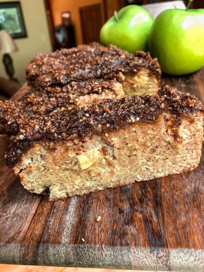 Apple Streusel Bread (Paleo, Gluten Free)