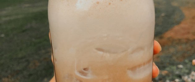Pumpkin Spice Iced Latte (paleo, gluten free, healthy)