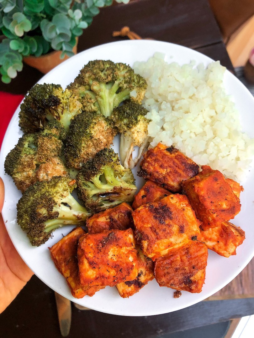 Vegan Buffalo Tofu (gluten free, healthy, easy)