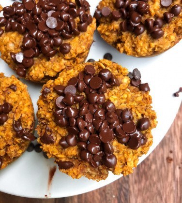 Vegan Meal Prep Pumpkin Oatmeal Cups