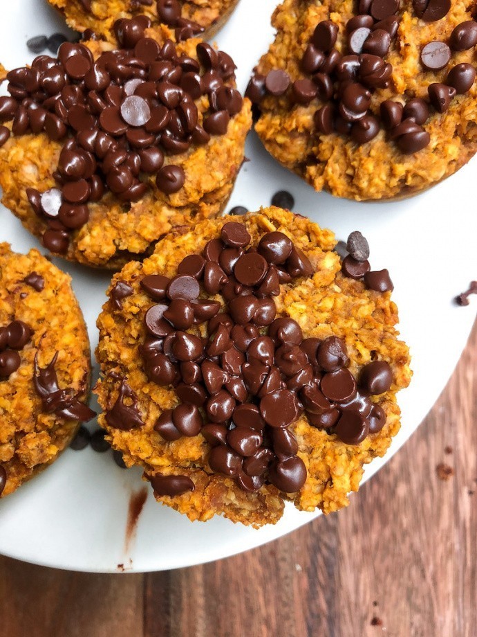 Vegan Meal Prep Pumpkin Oatmeal Cups