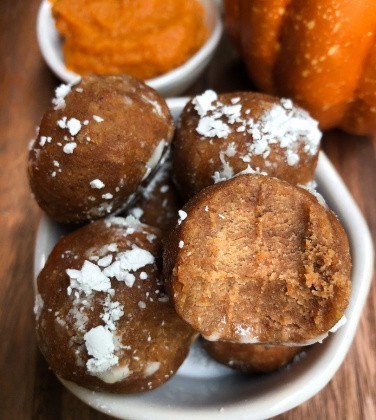 Pumpkin Pie Donut Holes (vegan, gluten free, healthy)