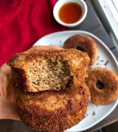 Cinnamon Sugar Donuts (paleo, gluten free, healthy)