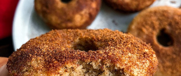 Cinnamon Sugar Donuts (paleo, gluten free, healthy)