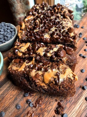 Peanut Butter Chocolate Bread (Gluten Free)