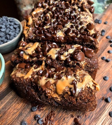 Peanut Butter Chocolate Bread (Gluten Free)