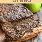 Apple Streusel Bread (Paleo, Gluten Free)