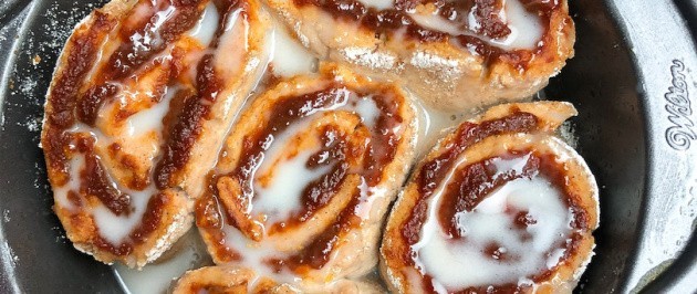 Pumpkin Cinnamon Rolls (vegan and gluten free)