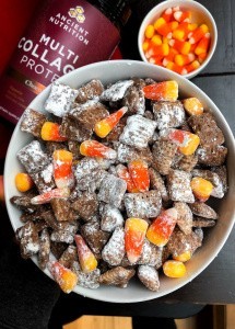 Halloween Puppy Chow (easy and protein packed)