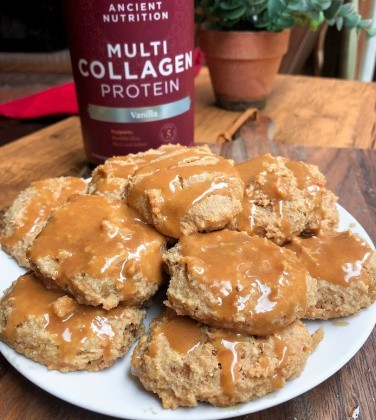 Iced Maple Cookies (paleo, gluten free)