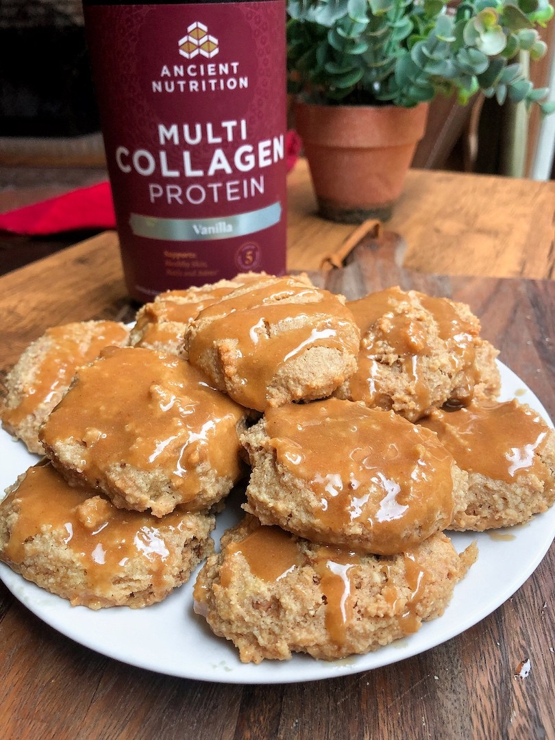 Iced Maple Cookies (paleo, gluten free)