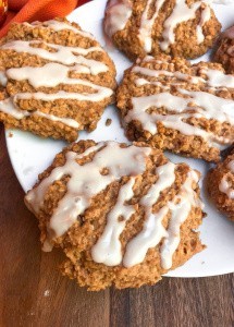 Pumpkin Oatmeal Cookies (vegan, gluten free, healthy)