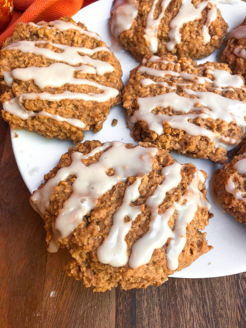 Pumpkin Oatmeal Cookies (vegan, gluten free, healthy)