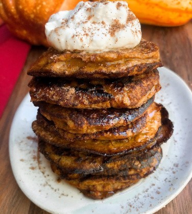 4 Ingredient Pumpkinn Pancakes (paleo, gluten free, healthy)