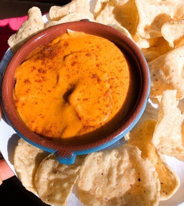 Vegan Queso (nut free, paleo, gluten free)