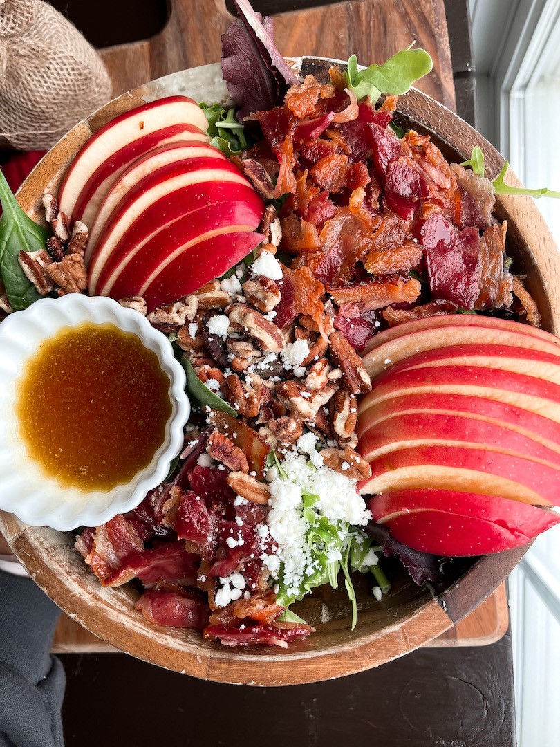 Maple Bacon Pecan Salad (gluten free, simple)