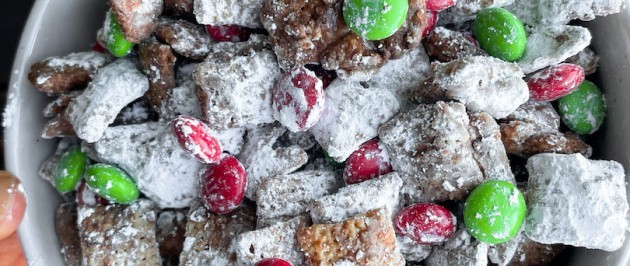 Christmas Puppy Chow (gluten free)