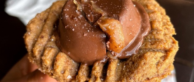 Salted Caramel Cup Cookies (paleo, gluten free)