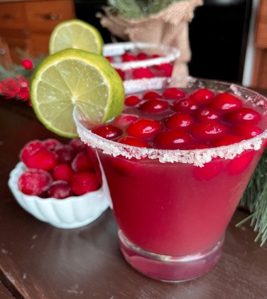 Christmas Margaritas (easy, healthy)