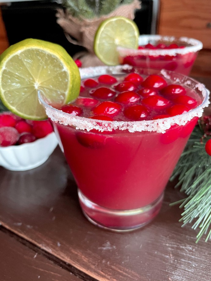 Christmas Margaritas (easy, healthy)