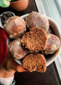 No Bake Chocolate Donut Holes (vegan, paleo, gluten free)