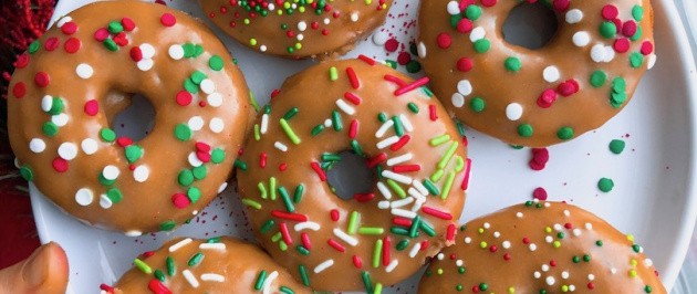 Gingerbread Donuts (paleo, gluten free)