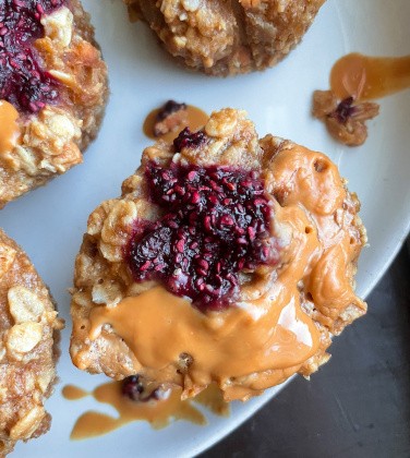 PB&J Oatmeal Cups (gluten free)