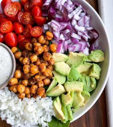 Buffalo Chickpea Salad