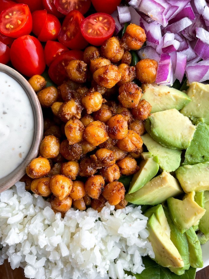 Buffalo Chickpea Salad