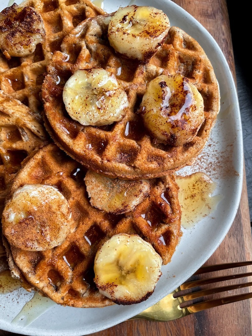 Vegan Oat Flour Waffles Choosing Balance Recipes